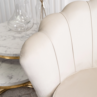 Кресло мягкое Mebel Elit ANGEL Кремовый ME.ANGEL/KR/V/FW фото - 8