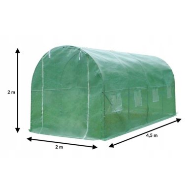 Парник теплиця Kontrast 9 м² 4,5x2х2 м Зелений - 11 Парник теплиця Kontrast 9 м² 4,5x2х2 м Зелений 5.90.20243 фото - 11