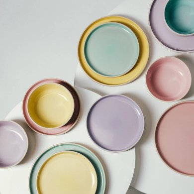 Десертная тарелка Homla LABRA 20 см Фиолетовый 243151 фото - 9