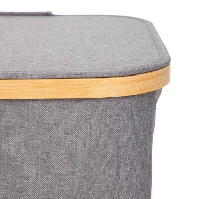 Корзина для белья Homla NELLIE Серый - 4 Корзина для белья Homla NELLIE Серый 227442 фото - 4