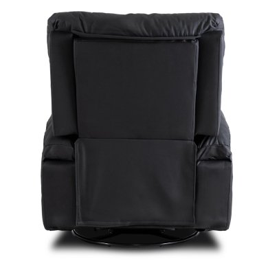 Крісло м'яке розкладне масажне з реклайнером Mebel Elit BRUCE Чорний ME.BRUCE/CZ/E/FW фото - 8