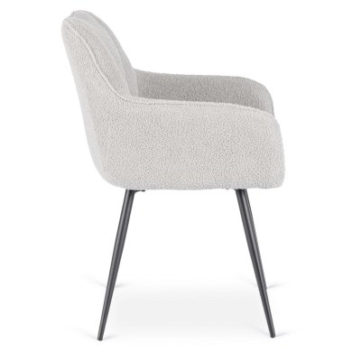 Обідній стілець Mebel Elit NAWARA Boucle Сірий ME.NAWARA/P/CZ/TB/K фото - 3