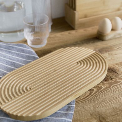 Обробна дошка Homla BAMBOU 34,5х18,7 см Дерево - 6 Обробна дошка Homla BAMBOU 34,5х18,7 см Дерево 229190 фото - 6