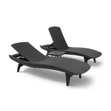 Комплект складных шезлонгов Keter PACIFIC SET Графит 231465