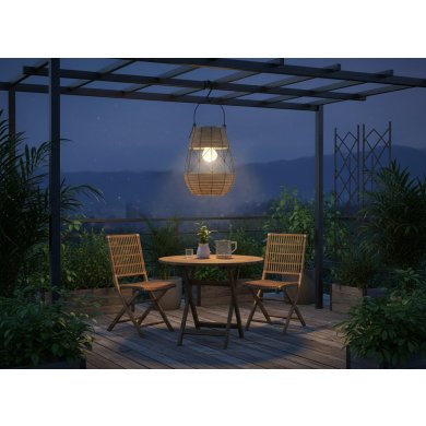 Декоративний світильник на сонячній батареї Garden Line LAP8938 Бежевий LAP8938 фото - 3