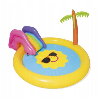 Надувний дитячий басейн Bestway 53071 237х201х104 см Принт - 2 Надувний дитячий басейн Bestway 53071 237х201х104 см Принт BES53071 фото - 2