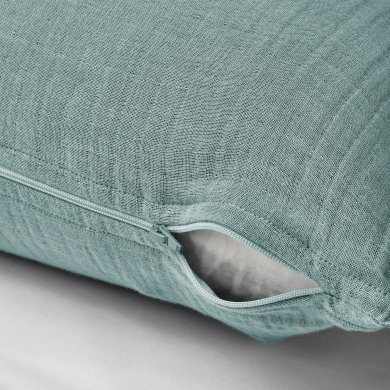 Декоративна наволочка VALLKRASSING 50х50 см Сірий - 4 IKEA Декоративна наволочка VALLKRASSING 50х50 см Сірий (ИКЕА ВАЛЛКРАССИНГ) 40570965 фото - 4