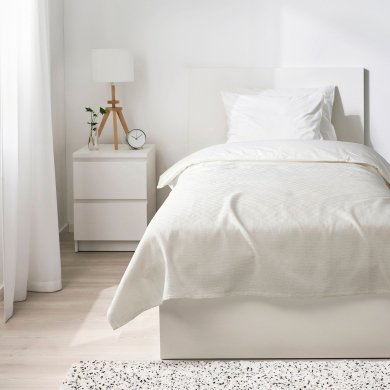 IKEA Покрывало STENFROMAL 150x250 см Белый (ИКЕА СТЕНФРОМАЛ) 20537284 фото - 2