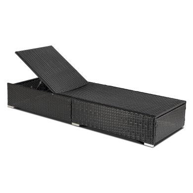 Шезлонг Mebel Elit LARGO Черный ME.LARGO/CZ/RT/OGR/LEZ фото - 2