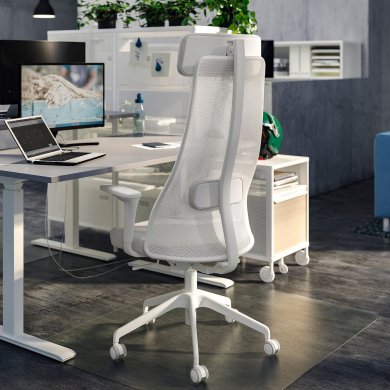 IKEA Офисное кресло JARVFJALLET Белый (ИКЕА ЖАРВФЬАЛЛЕ) 40521852 фото - 10