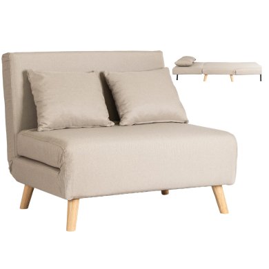 Раскладной диван Mebel Elit MARRY 2 Бежевый ME.MARRY2/BZ/DNAT/T/FW