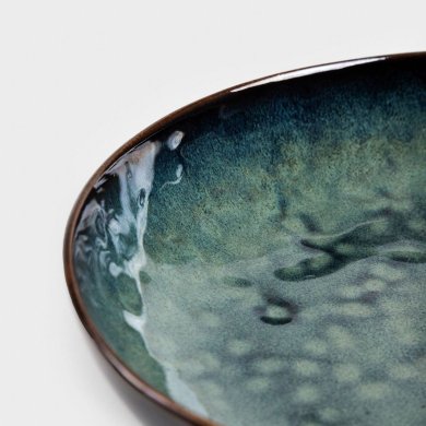 Глубокая тарелка Homla MIDO 21,5 см Зеленый 230829 фото - 4