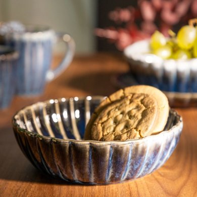 Глибока тарілка Homla MELIDA 19 см Синій 218939 фото - 4