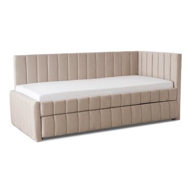 Раскладная кушетка Mebel Elit VILLEMO Welur 90x200 см Бежевый ME.VILLEMO/90/90/BZ/V/LOZWYS фото - 2