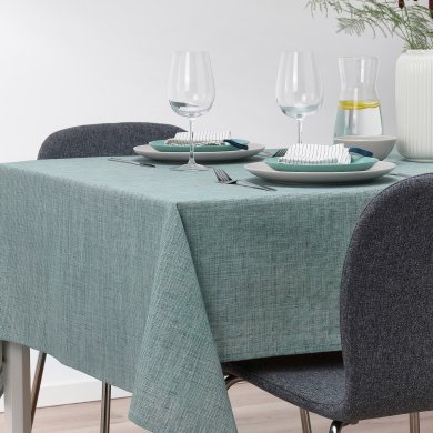 IKEA Скатерть SVARTSENAP 145x240 см Зеленый (ИКЕА СВАРЦЕНАП) 40545933 фото - 3