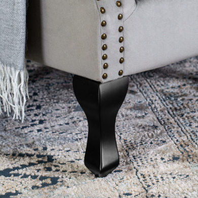 Кресло мягкое Mebel Elit MALLO Welur Серый - 6 Кресло мягкое Mebel Elit MALLO Welur Серый ME.MALLO/P/V/FW фото - 6