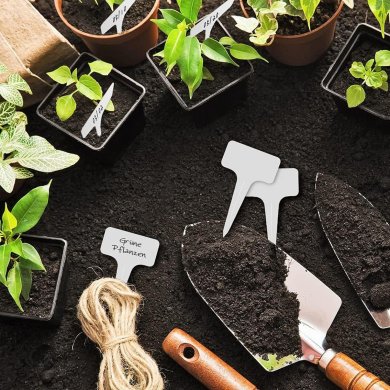 Набор из 25 табличек для растений и карандаша Garden Line Белый ЕVА2734 фото - 3