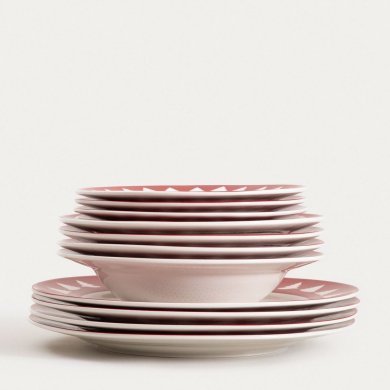 Набір тарілок Homla NUTCRACKER 12 шт Принт 242139 фото - 7