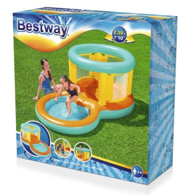 Надувной детский бассейн Bestway 52385 JUMPTOPIA BOUNCER 239х142х102 см Разноцветный BES52385 фото - 8