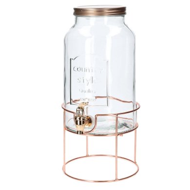 Диспенсер для напоїв Homla NERSO 5,5 л | Прозорий / Золото - 3 Диспенсер для напоїв Homla NERSO 5,5 л | Прозорий / Золото 207458 фото - 3