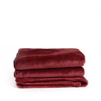 Плед Homla ROTE 150x200 см Бордовый - 2 Плед Homla ROTE 150x200 см Бордовый 210132 фото - 2