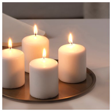 IKEA Тарілка для свічки LINDRANDE (ИКЕА ЛИНДРАНДЕ) 50432426 фото - 4