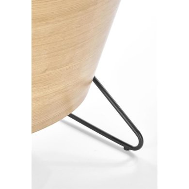 Кресло мягкое Halmar Chillout Темно-серый V-PL-CHILLOUT-FOT-C.POPIEL/DĄB NAT фото - 7