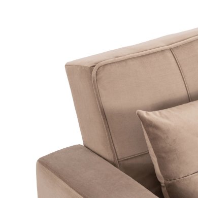 Кресло мягкое раскладное Mebel Elit SOLOR Welur Бежевый ME.SOLOR2/BZ/V/FW фото - 12