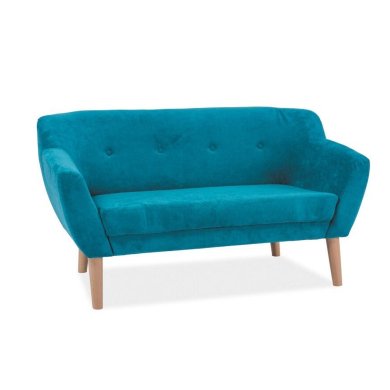 Диван мягкий Signal Bergen 2 Velvet | Бирюзовый (Bluvel 85) BERGEN2V85-P