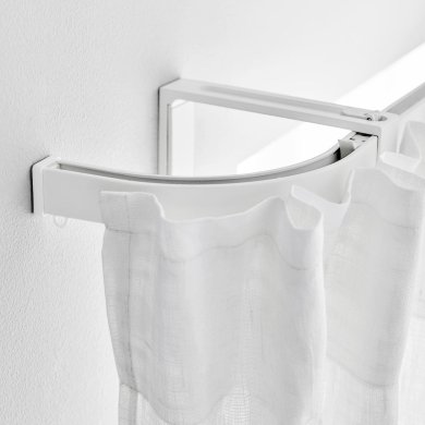 IKEA Кутовий профільний карниз VIDGA 12+140+12 см Білий (ИКЕА ВИДГА) 59428260 фото - 4