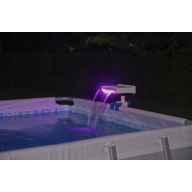 Водоспад з LED підсвіткою Bestway 58619 WATER CASCADE Білий - 12 Водоспад з LED підсвіткою Bestway 58619 WATER CASCADE Білий BES58619 фото - 12