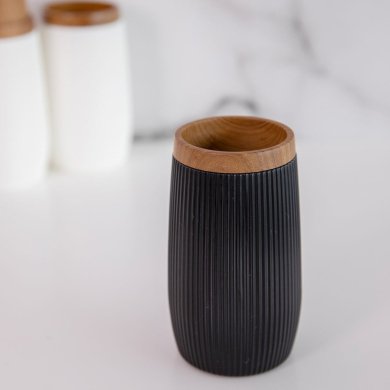 Стакан для зубных щеток Homla DIALL Черный - 4 Стакан для зубных щеток Homla DIALL Черный 217927 фото - 4