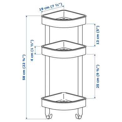Полка угловая BROGRUND - 2 IKEA Полка угловая BROGRUND (ИКЕА BROGRUND) 30408979 фото - 2