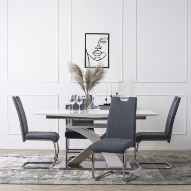 Обеденный стул Mebel Elit LOPEZ Темно-серый ME.LOPEZ/CP/T/K фото - 5