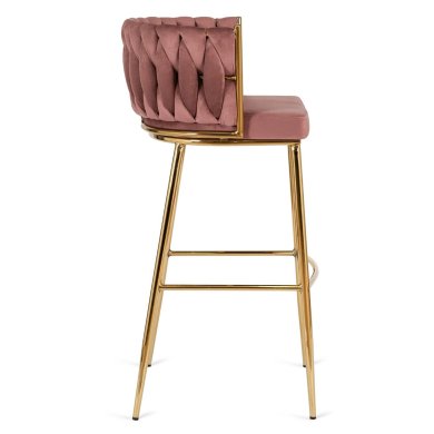 Барный стул Mebel Elit FLORES 2 Розовый ME.FLORES2/R/ZL/V/H фото - 4