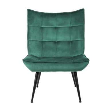 Кресло мягкое с подставкой Homla VINNIS Welur Зеленый 218195 фото - 3