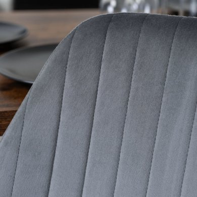 Обідній стілець Mebel Elit LILAC Welur Сірий - 10 Обідній стілець Mebel Elit LILAC Welur Сірий ME.LILAC/P/V/K фото - 10