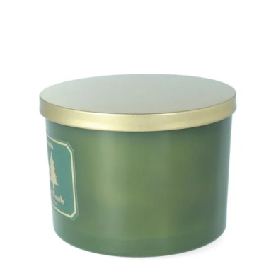 Ароматична свічка Homla LESLI Winter woods | Зелений / Золотий 200447 фото - 3