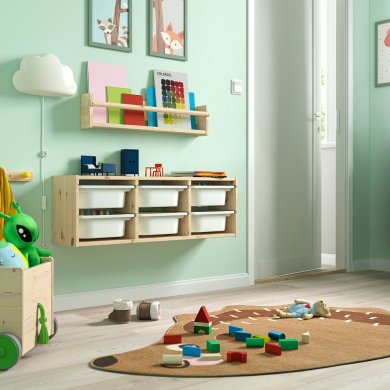 IKEA Настінний модуль для зберігання TROFAST (ИКЕА ТРОФАСТ) 20308701 фото - 2