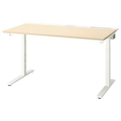 IKEA Письмовий стіл MITTZON Береза (ИКЕА МИЦОН) 49528118