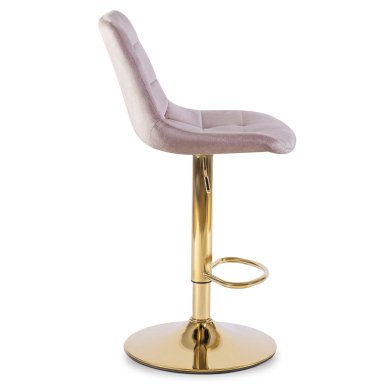 Барний стілець Mebel Elit ARCOS Welur Рожевий ME.ARCOS/R/ZL/V/H фото - 4