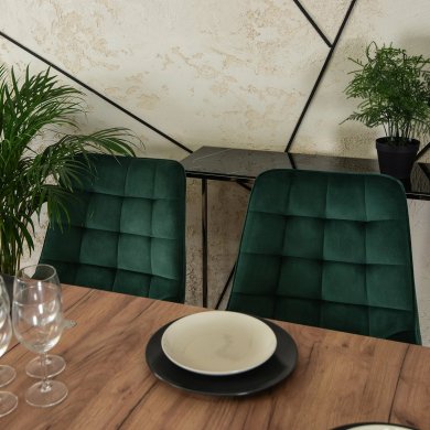 Обідній стілець Mebel Elit RICK Welur Зелений - 9 Обідній стілець Mebel Elit RICK Welur Зелений ME.RICK/Z/V/K фото - 9