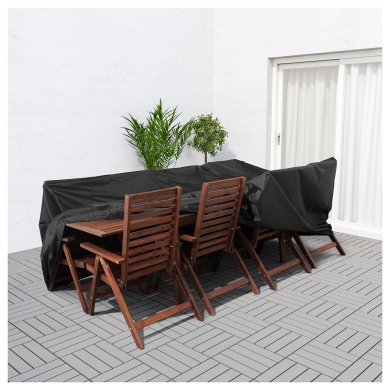 Чохол для меблів TOSTERO Чорний - 2 IKEA Чохол для меблів TOSTERO Чорний (ИКЕА ТОСТЕР) 40428156 фото - 2