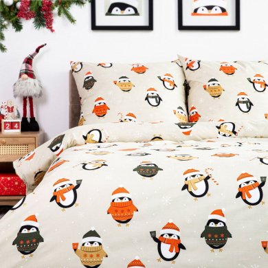 Комплект постільної білизни Homla FAIRLEY 140x200 см Принт 223150 фото - 6