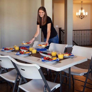 УЦІНКА Складаний туристичний стіл Kontrast PARTY 180 см Білий brak/5.04.27390 фото - 14