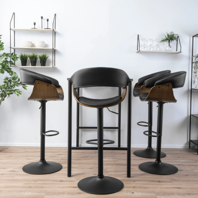 Барний стілець Mebel Elit NEVADA Чорний - 10 Барний стілець Mebel Elit NEVADA Чорний ME.NEVADA/CZ/O/DG/E/H фото - 10