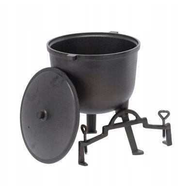 Чугунный котелок Garden Line 11 л Серый BBQ3727 фото - 10