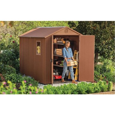 Садовый домик Keter DARWIN 190х244х221 см Коричневый 249362 фото - 10