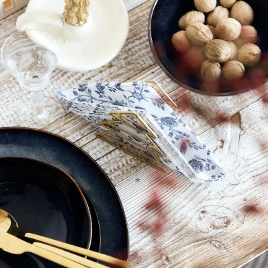 Серветниця Homla LET IT SNOW Золотий 222357 фото - 4