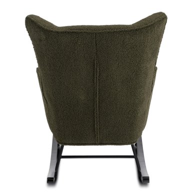 Кресло-качалка мягкое Mebel Elit JACKSON Boucle Зеленый ME.JACKSON/Z/CZ/TB/FW фото - 5